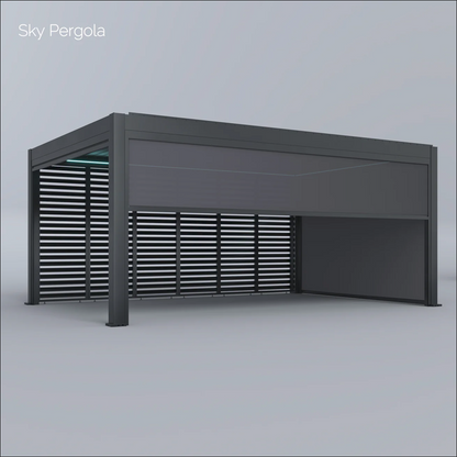 Aluminium Glass Foldable Car Garage | Silver